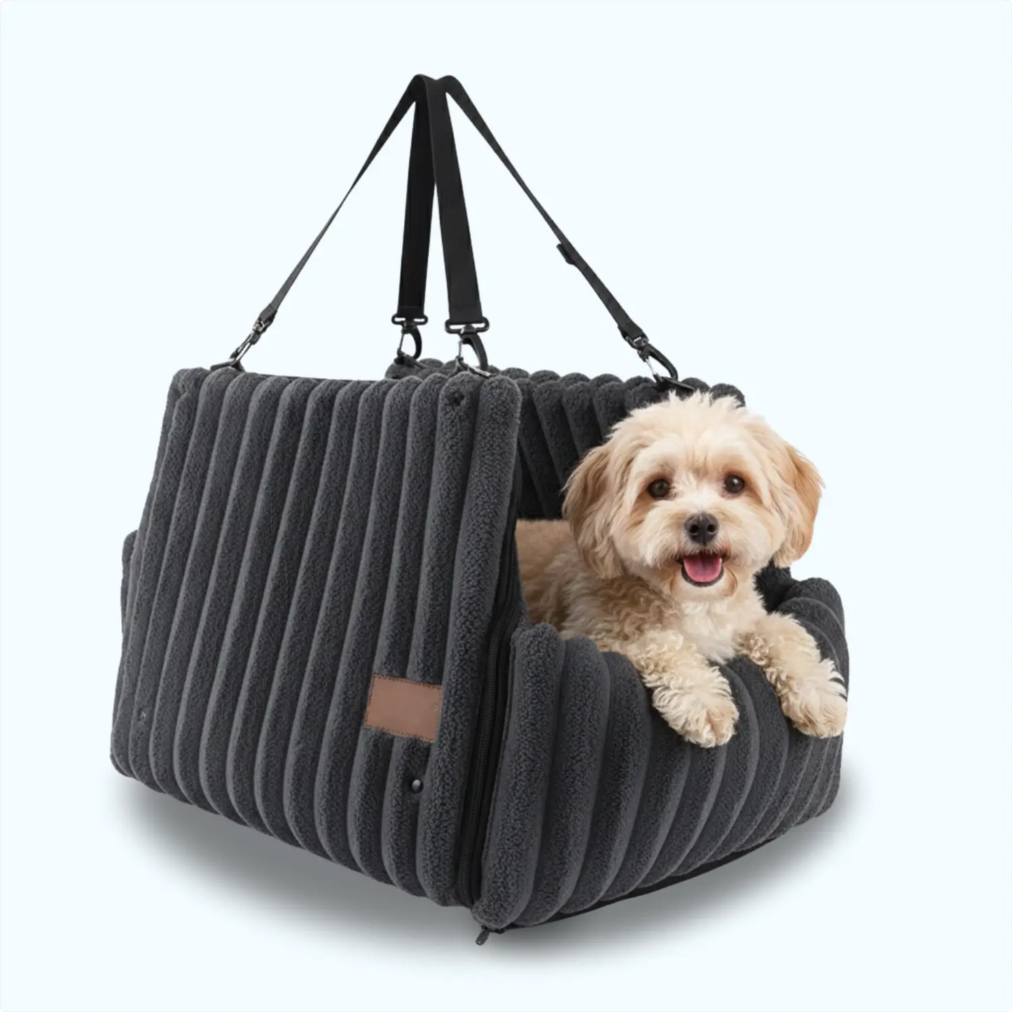 MrFluffyFriend™ - Safe & Cozy Dog Car Seat