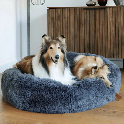 MrFluffyFriend - Dark Grey Anxiety Relieving Dog Bed