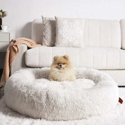 MrFluffyFriend - White Dog Bed