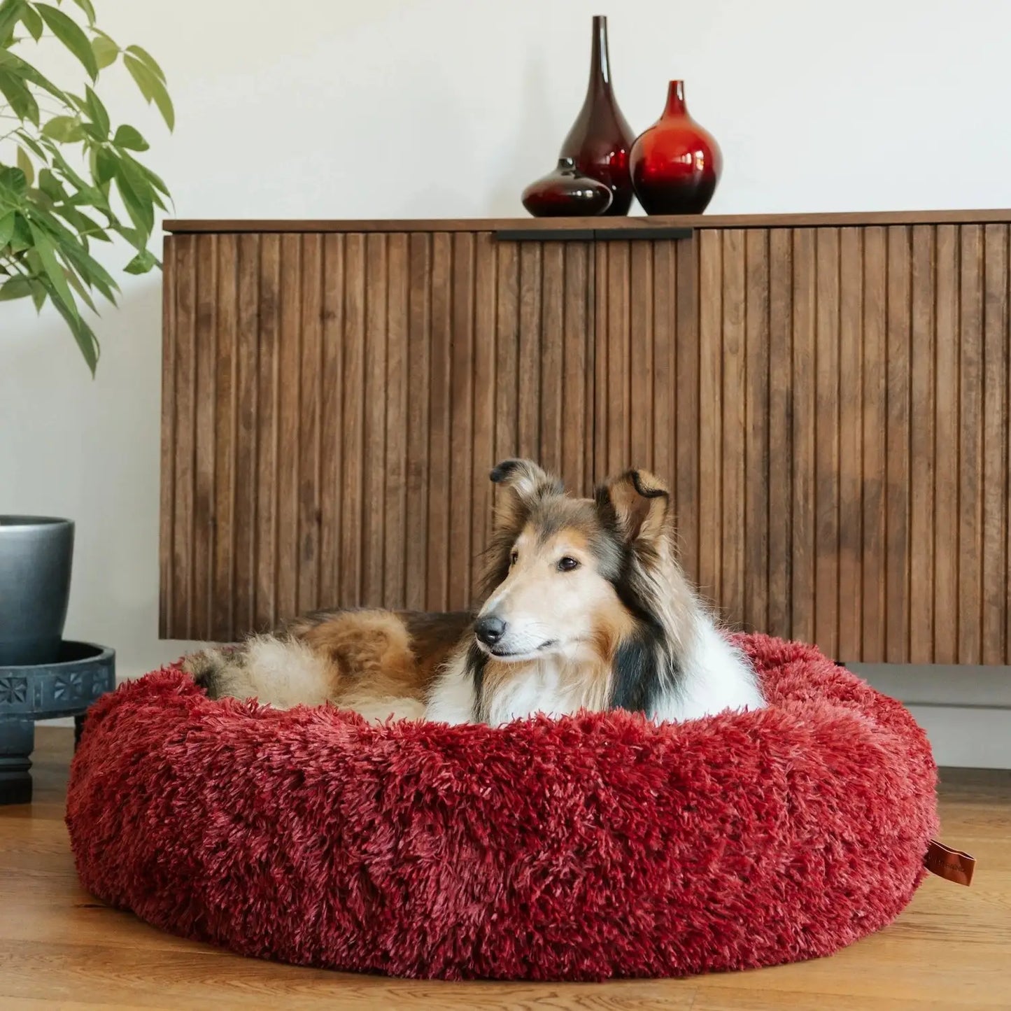 MrFluffyFriend - Red Stress-Free Dog Bed