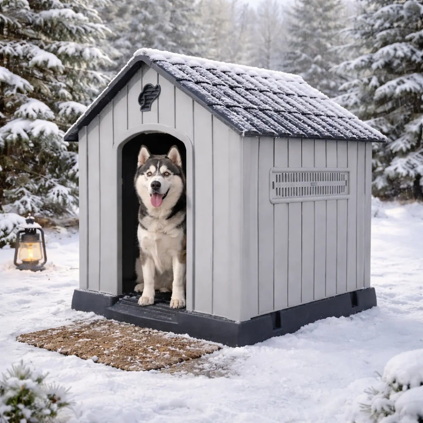 MrFluffyFriend™ - All-Weather Outdoor Dog House