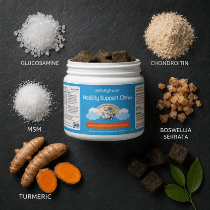 MrFluffyFriend™ - Mobility Support Chews - Natural Hip & Joint Support