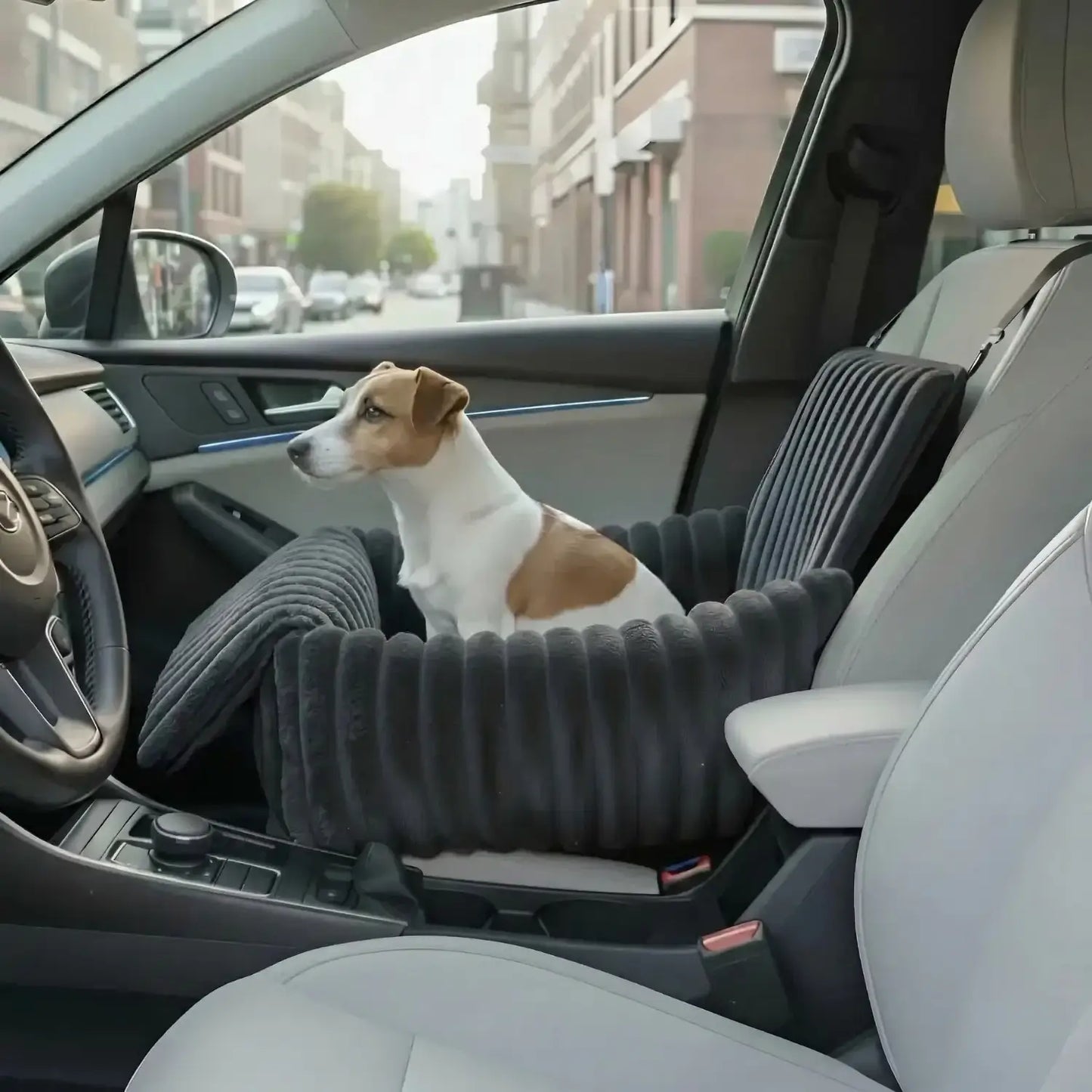 MrFluffyFriend™ - Safe & Cozy Dog Car Seat