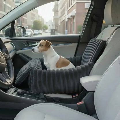 MrFluffyFriend™ - Safe & Cozy Dog Car Seat