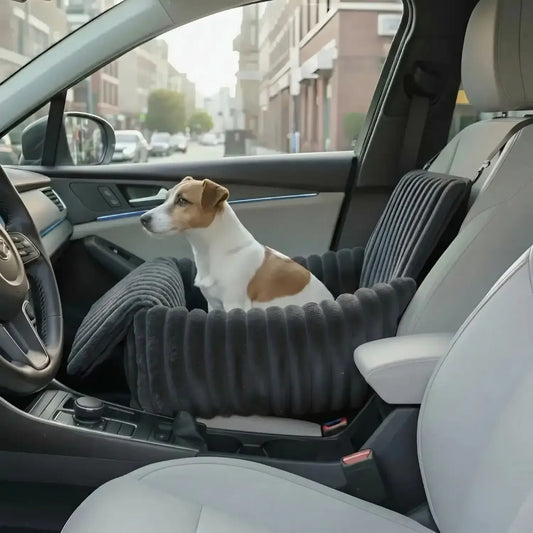 MrFluffyFriend™ - Safe & Cozy Dog Car Seat