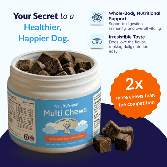 MrFluffyFriend™ - Multi Chews - Natural Daily Multivitamin for Dogs