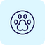 Dog Paw Icon